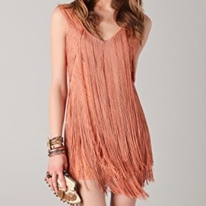 Haute Hippie Short Fringe Flapper Dress